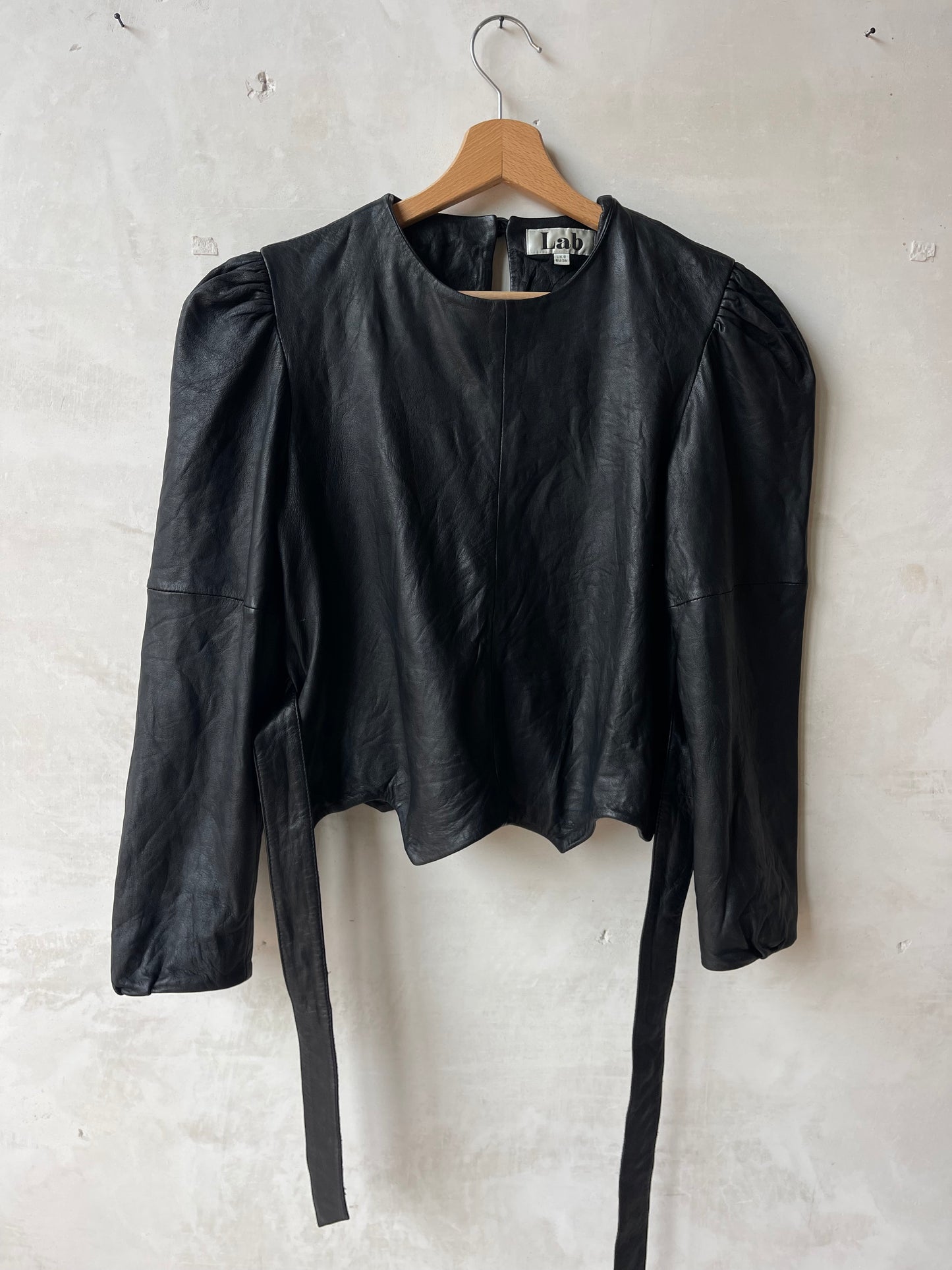 Leather top