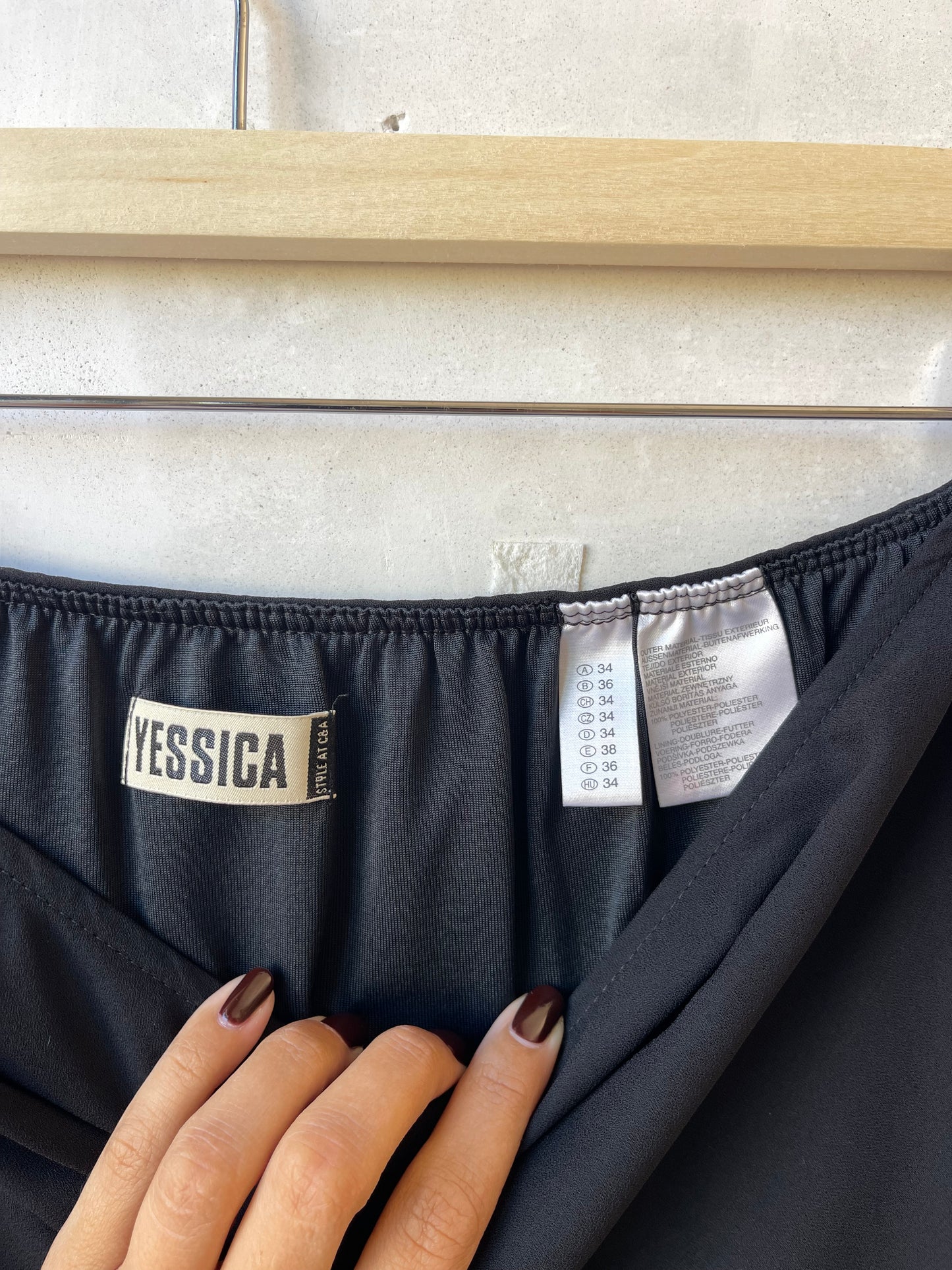 Black skirt