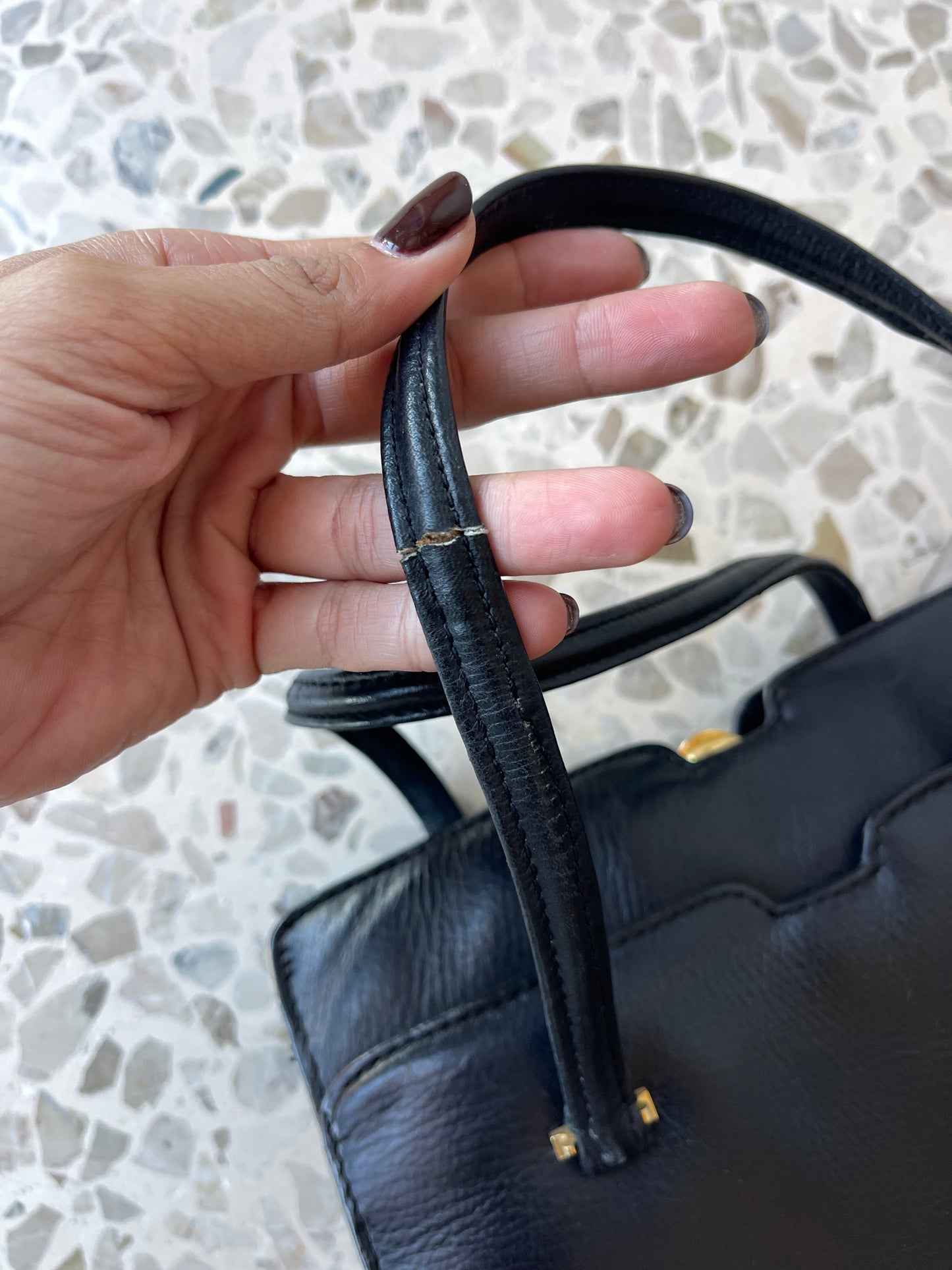 Black handbag