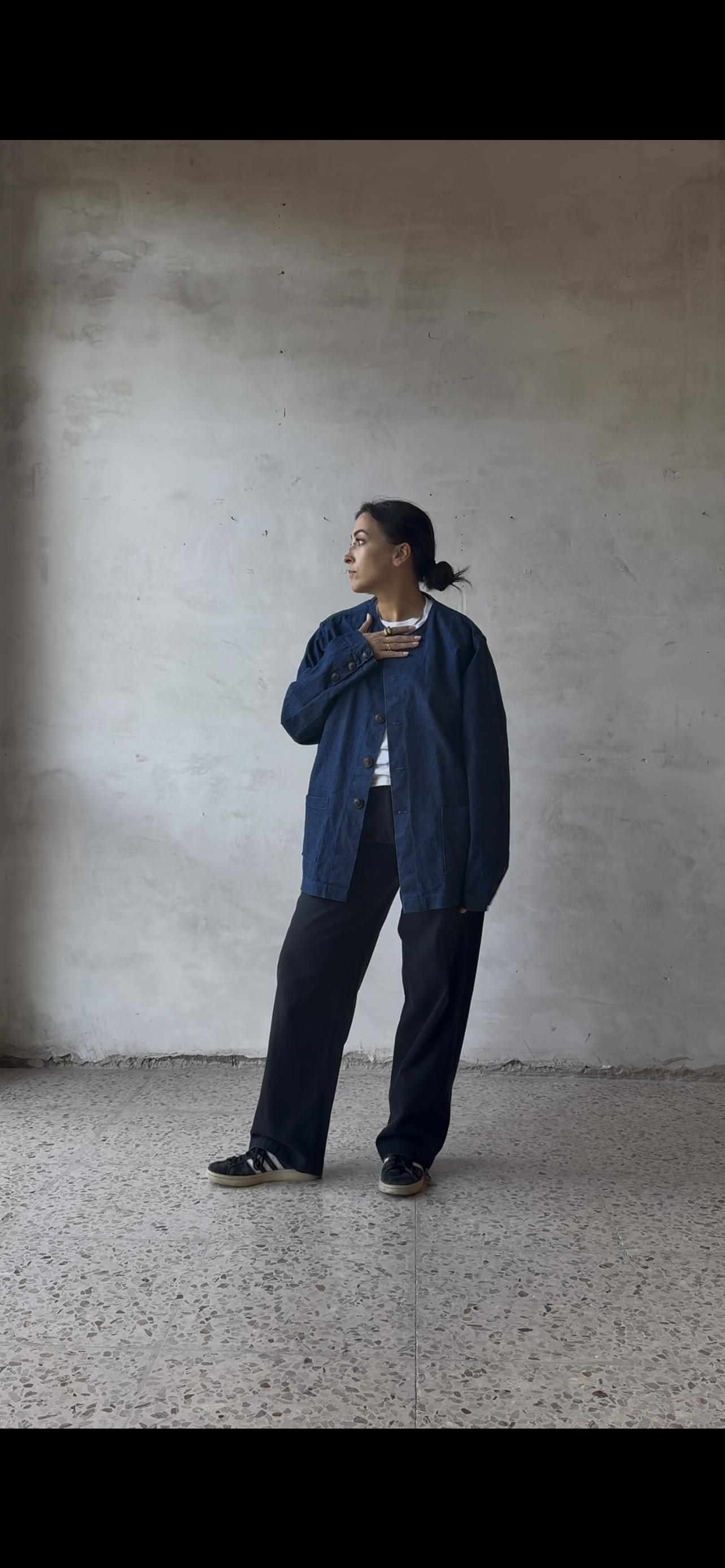 Minimal jeans jacket