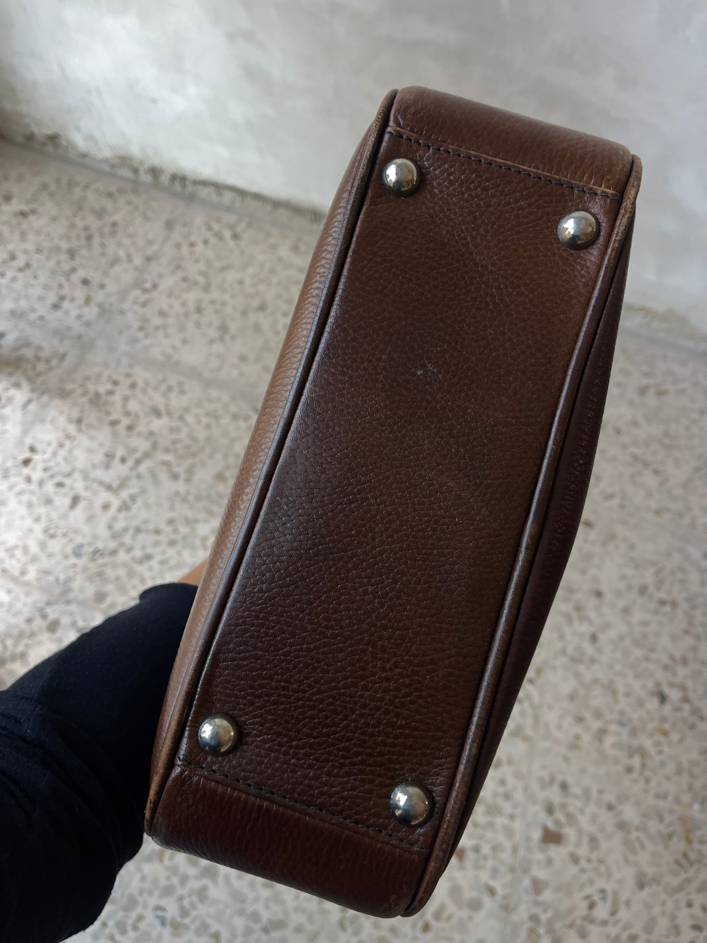 Brown handbag