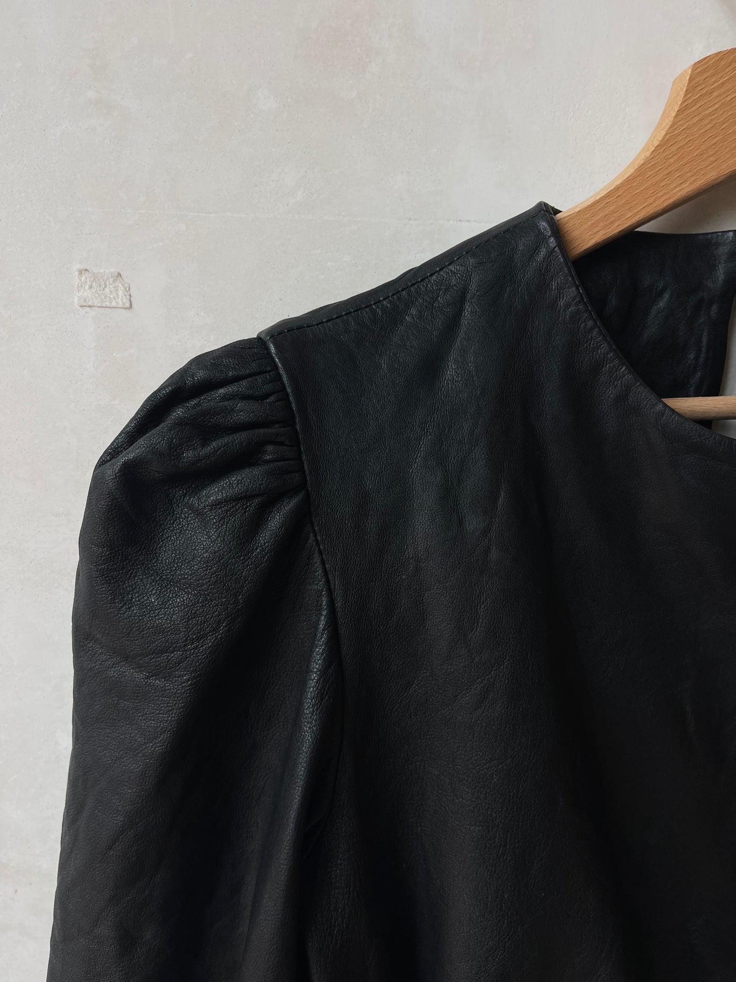 Leather top