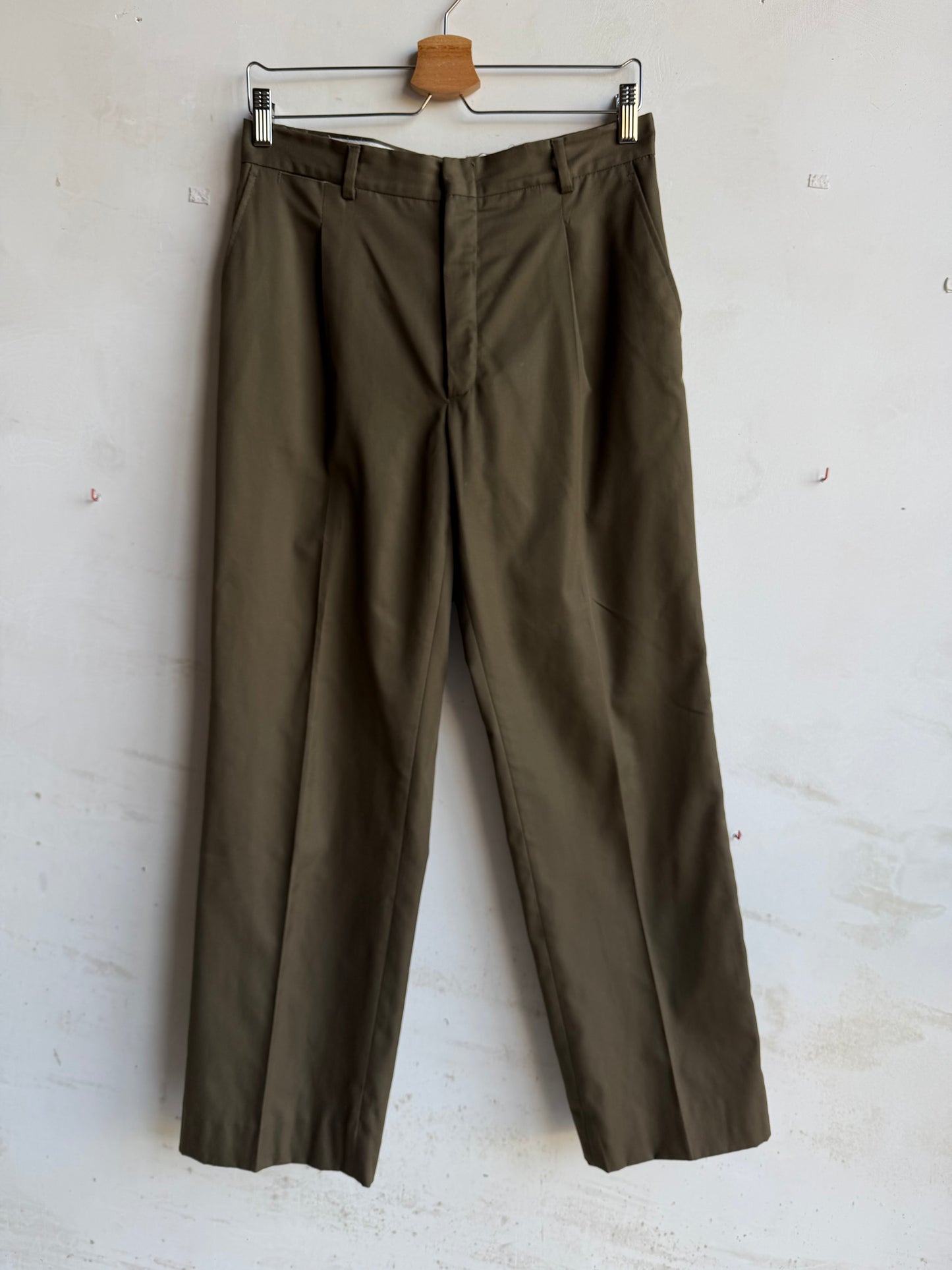 Green trousers