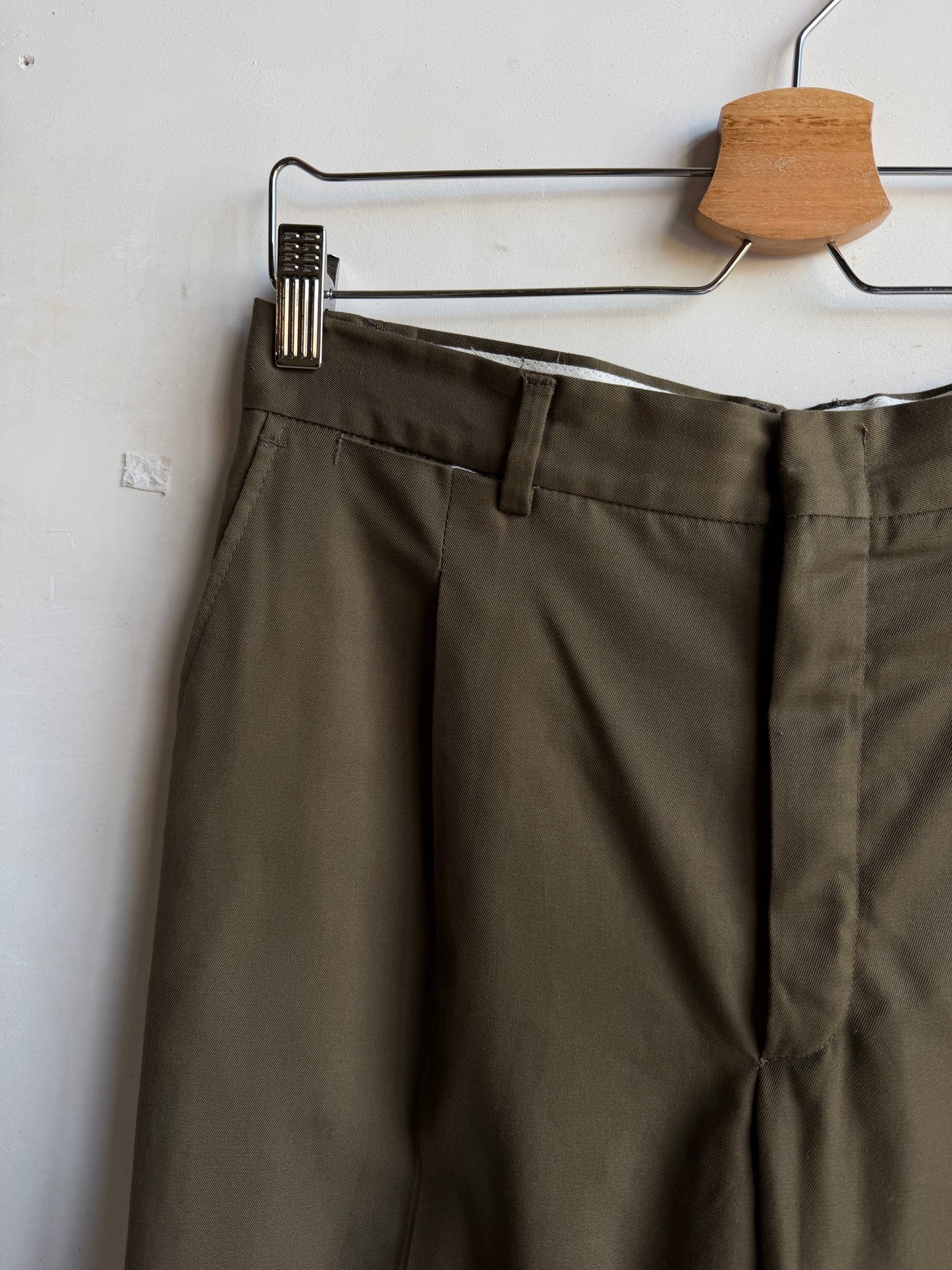 Green trousers