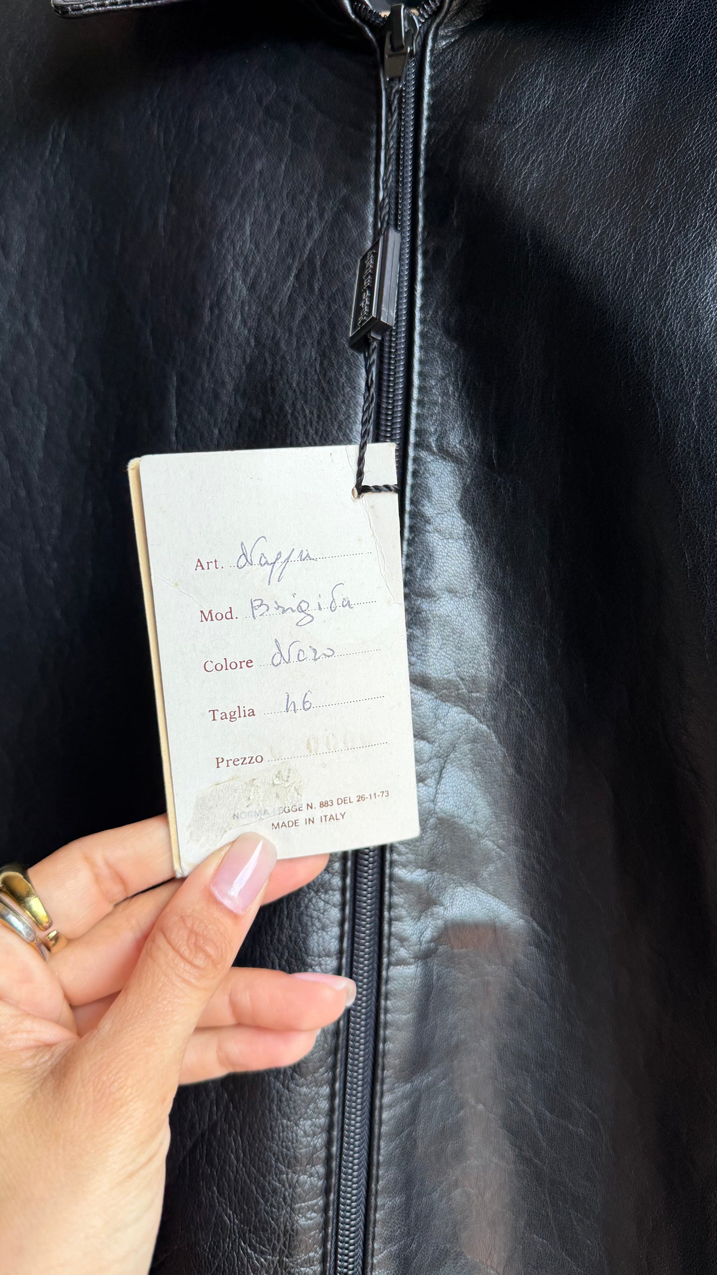 Nappa jacket