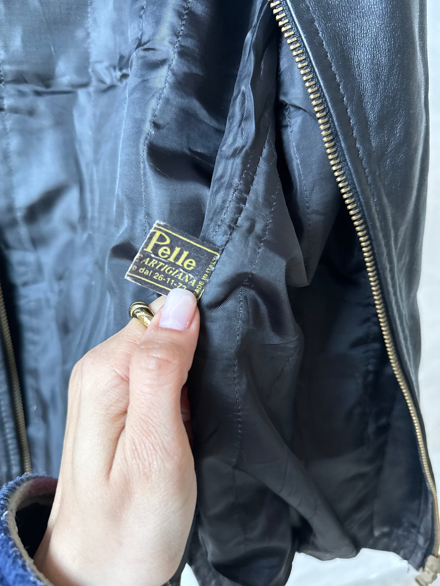 Leather jacket