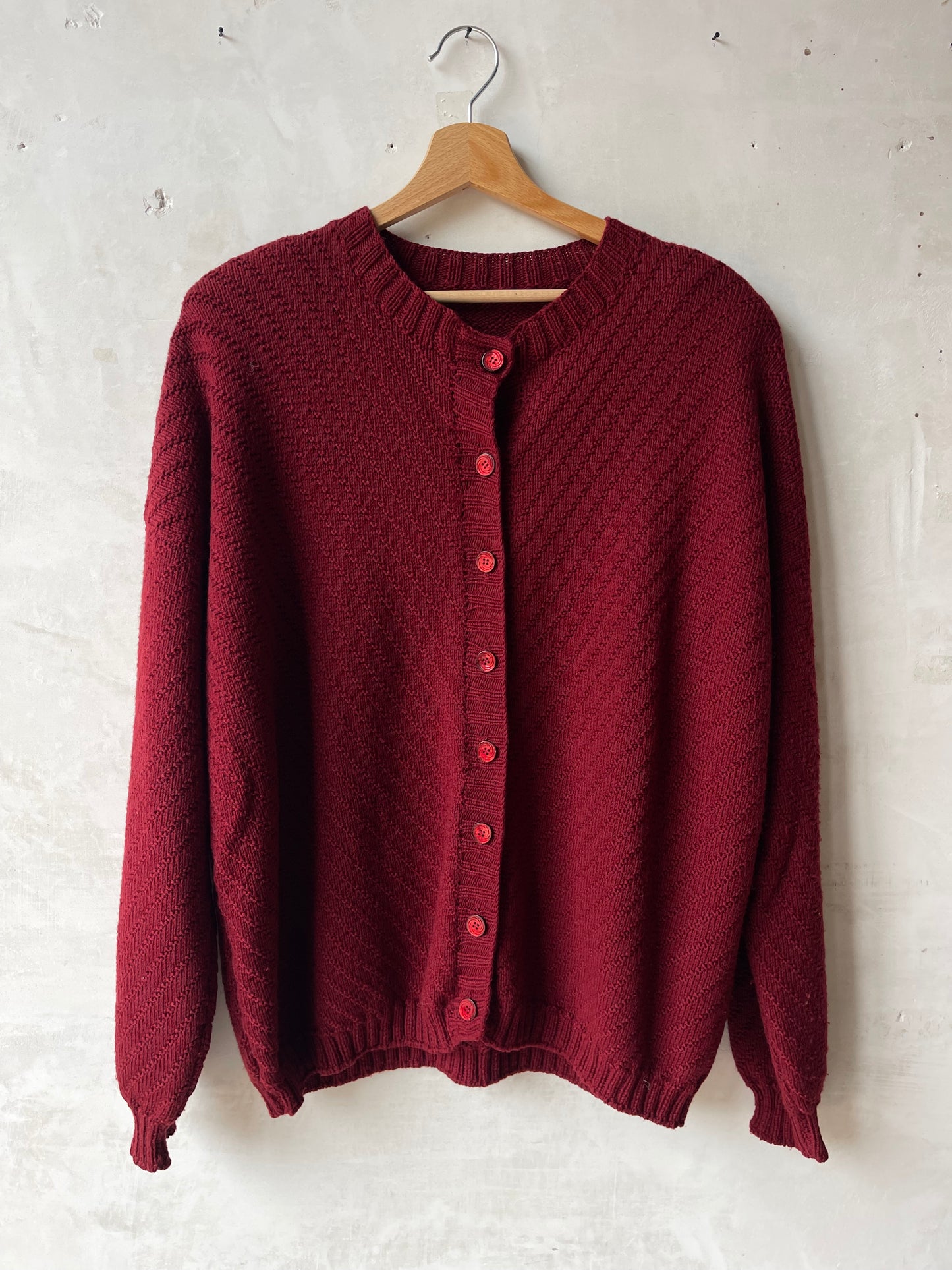 Bordeaux cardigan