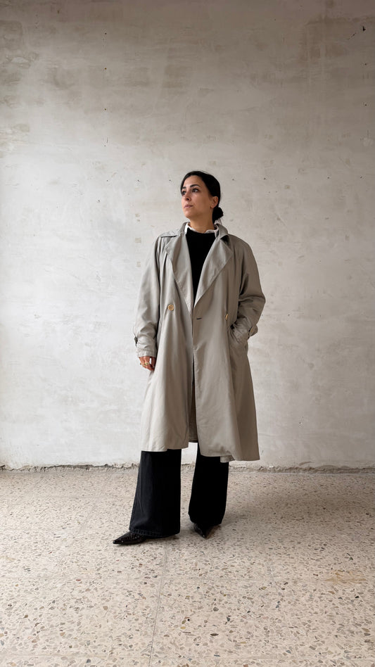 Ice grey trench