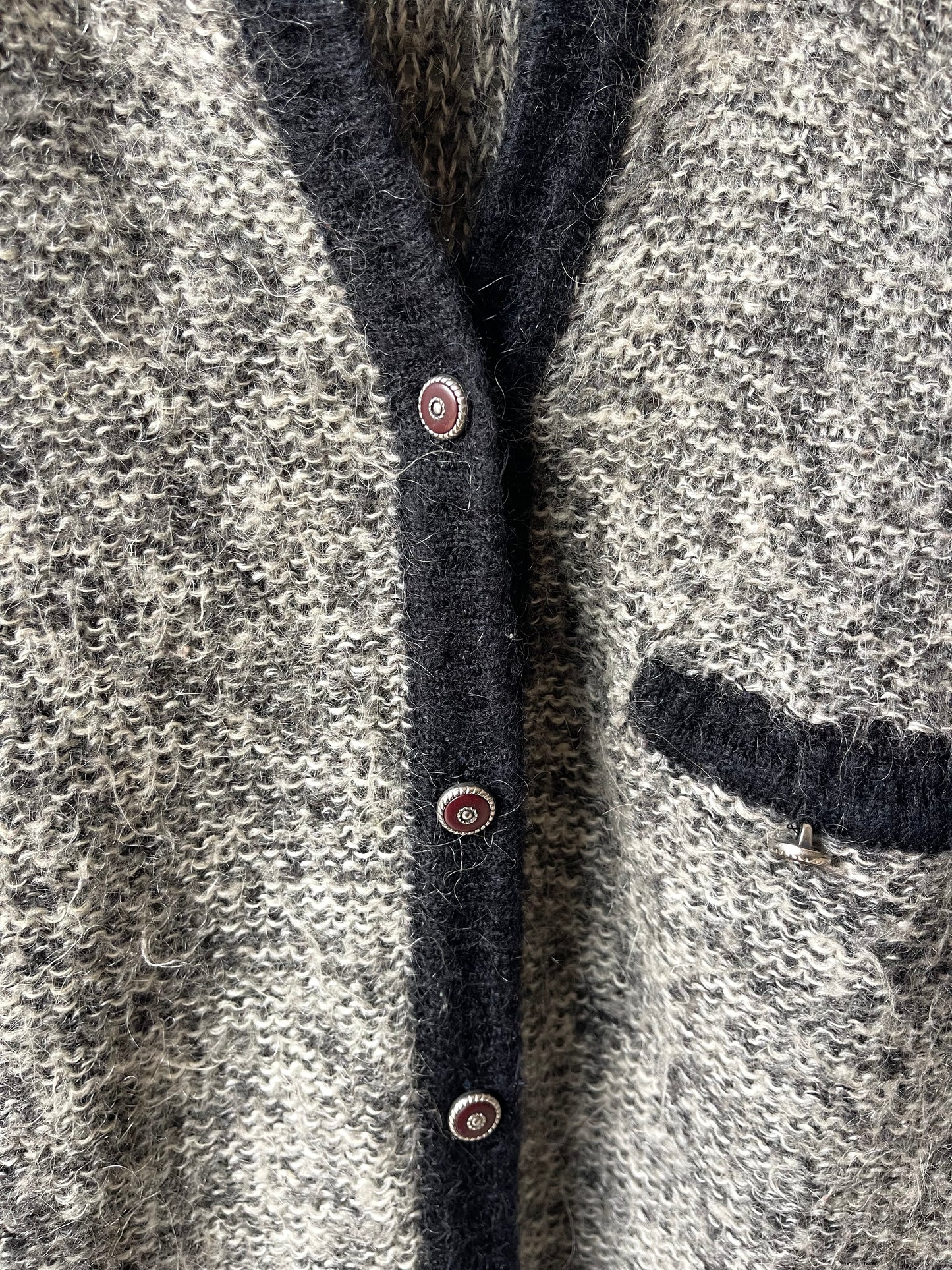 Kid mohair cardigan