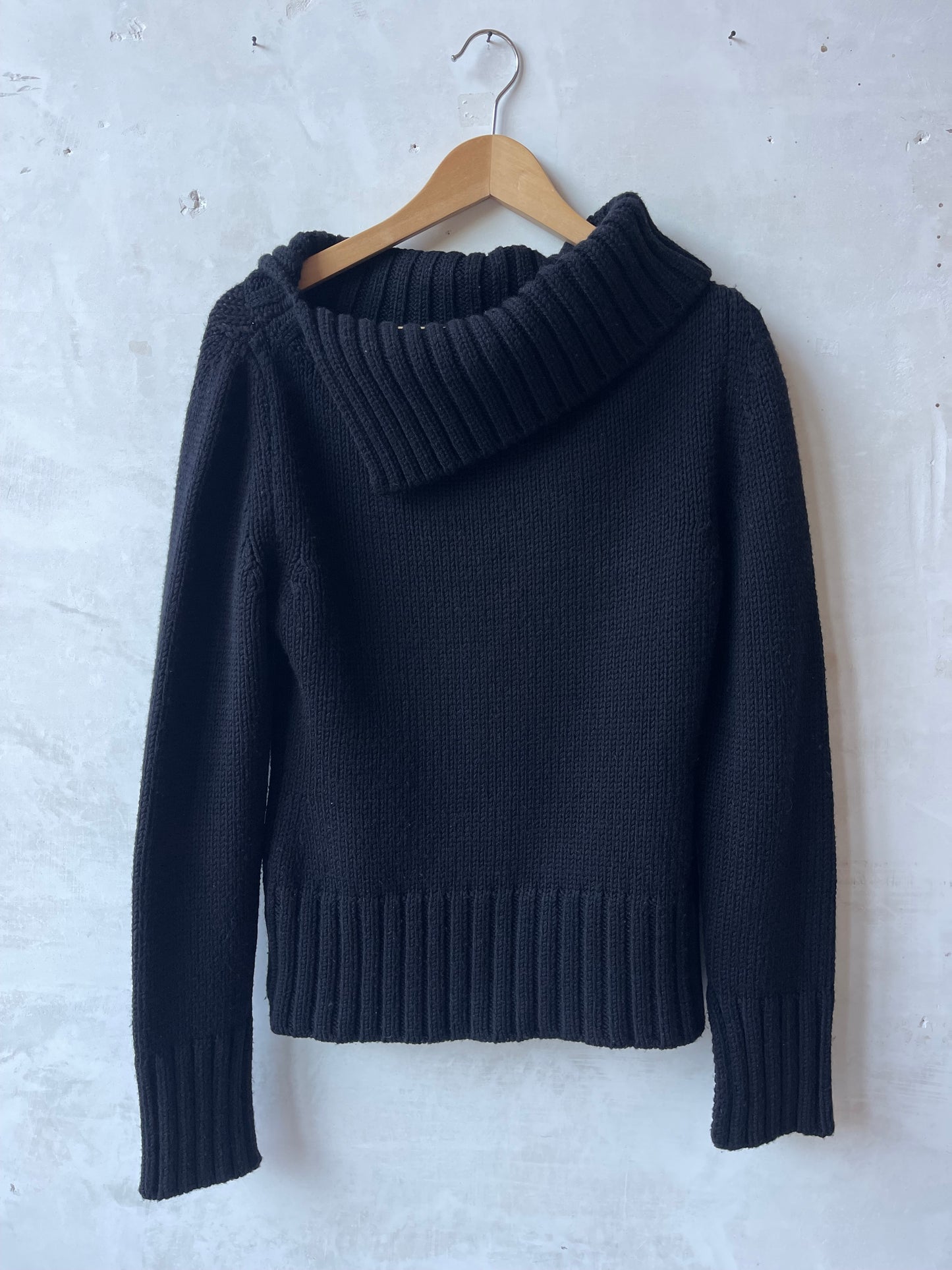 Black soft sweater