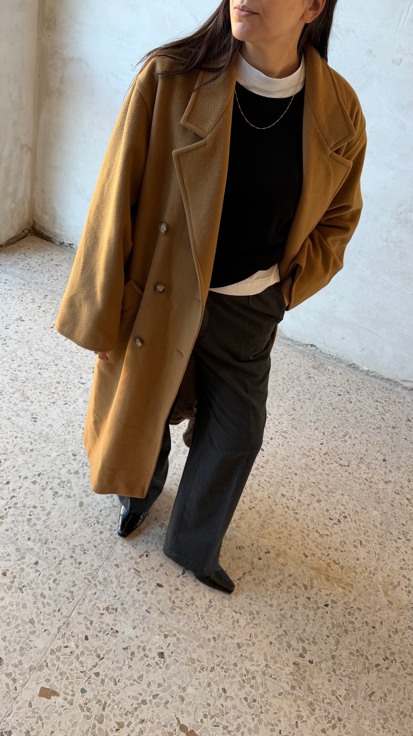 Marella camel coat