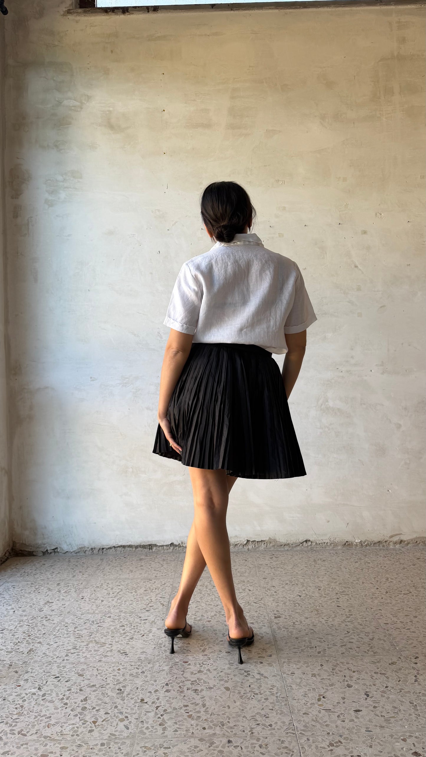 Plated skirt