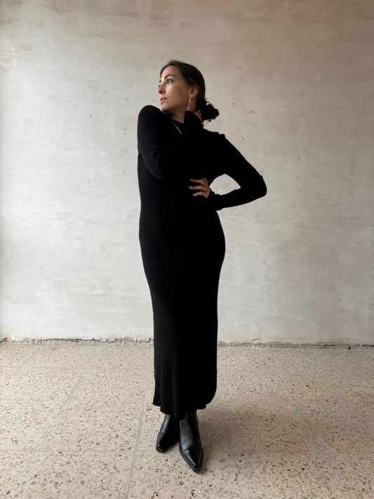Cashmere long dress