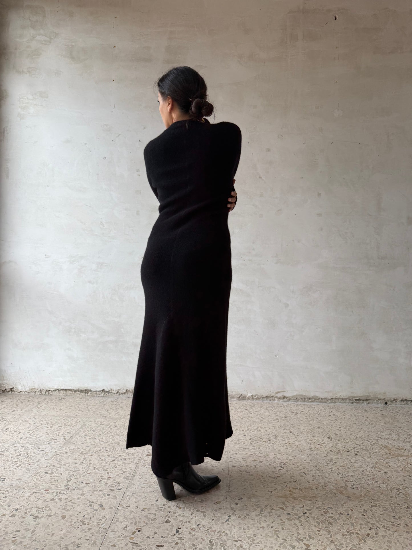 Cashmere long dress