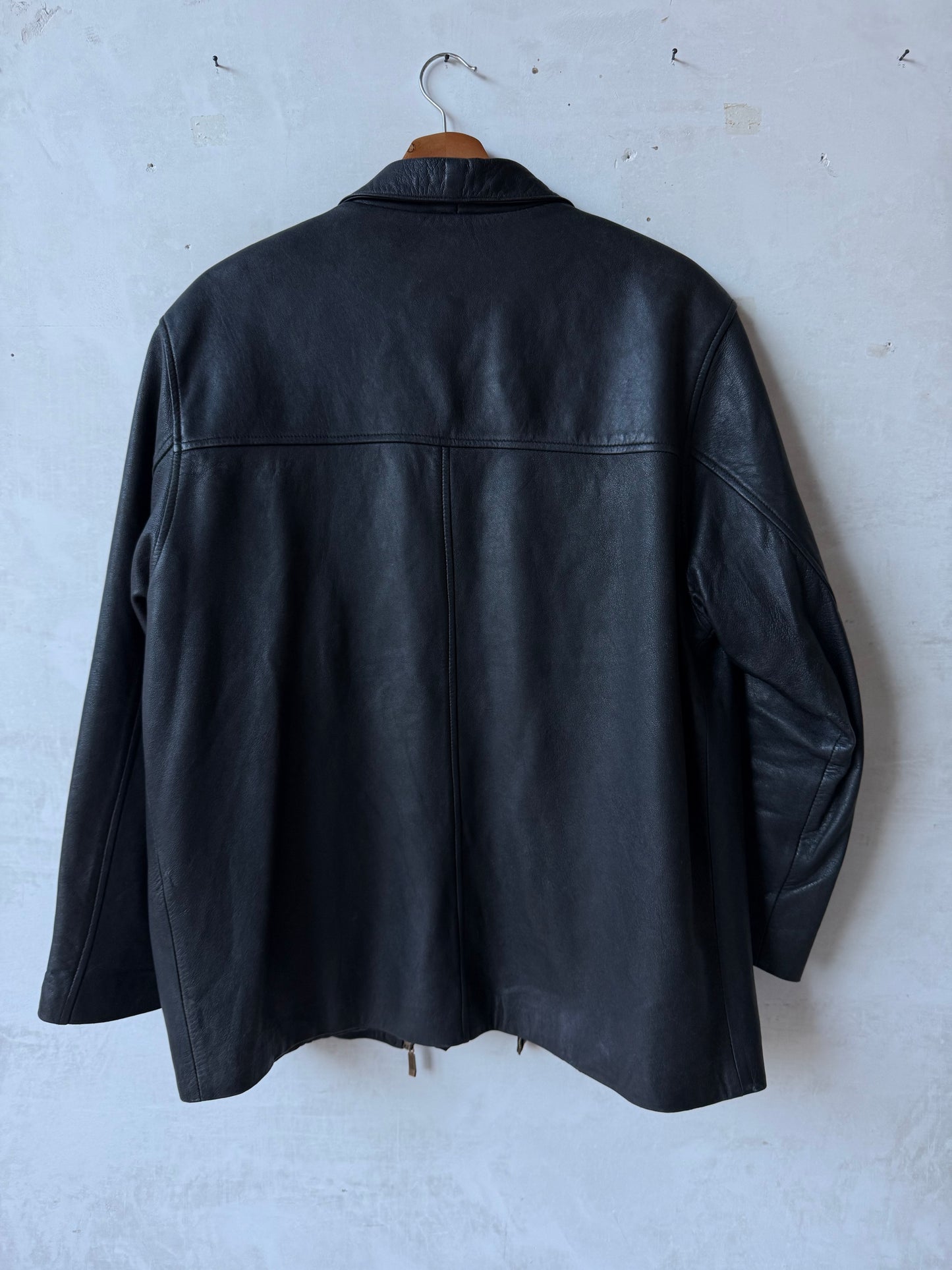 Leather jacket L