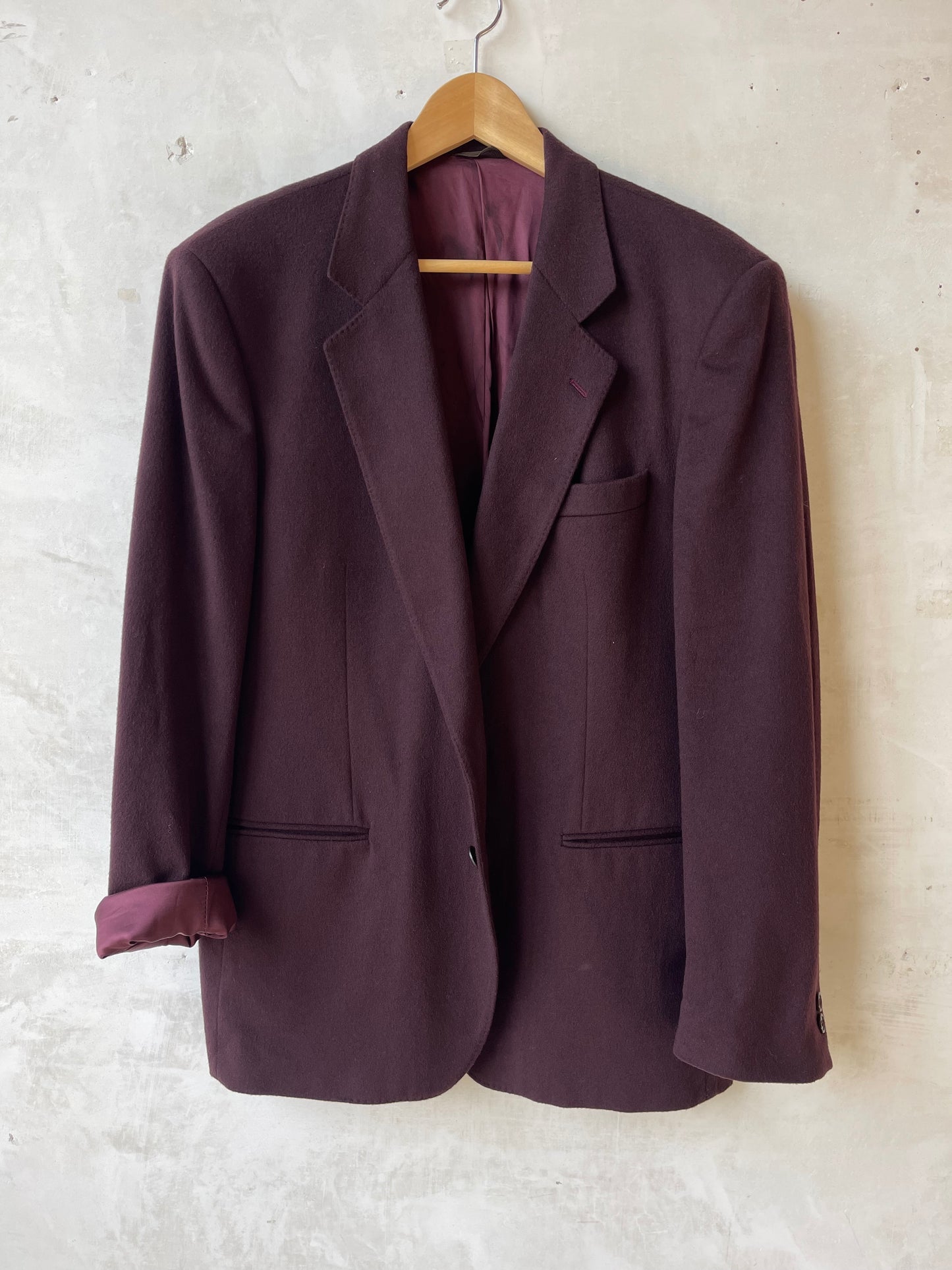 Burgundy blazer