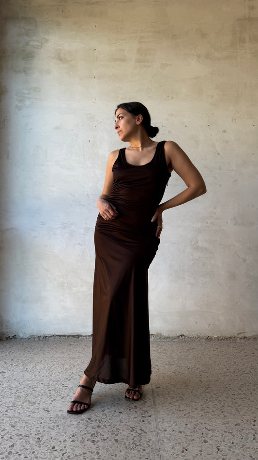 Brown dress