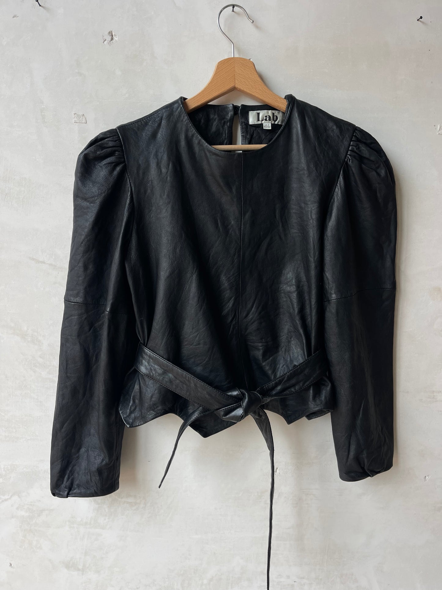 Leather top