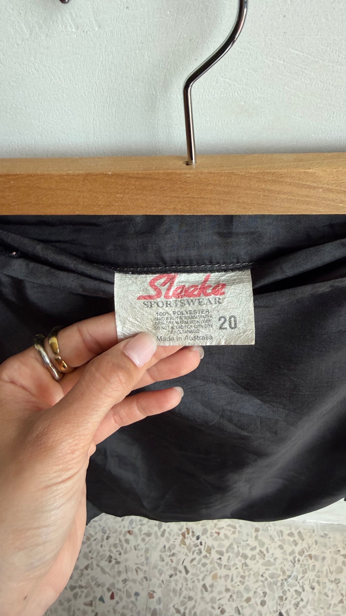 Plated skirt