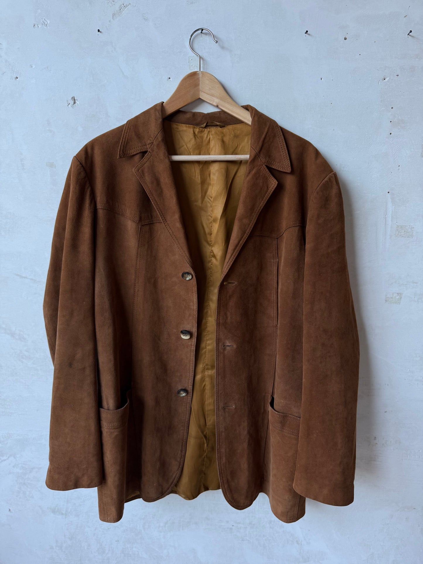 Suede blazer