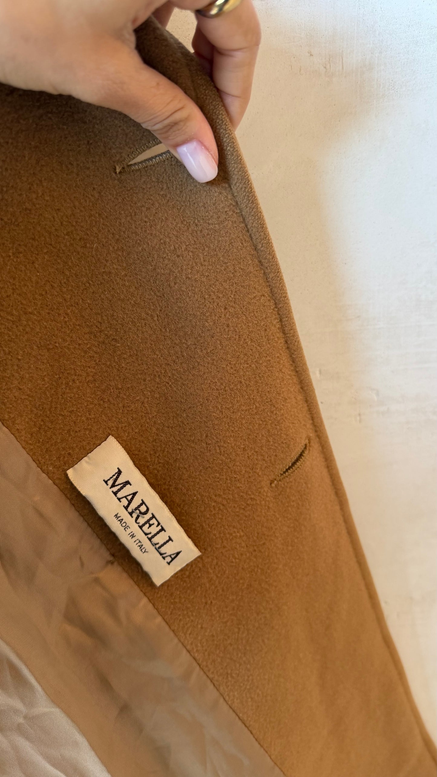 Marella camel coat
