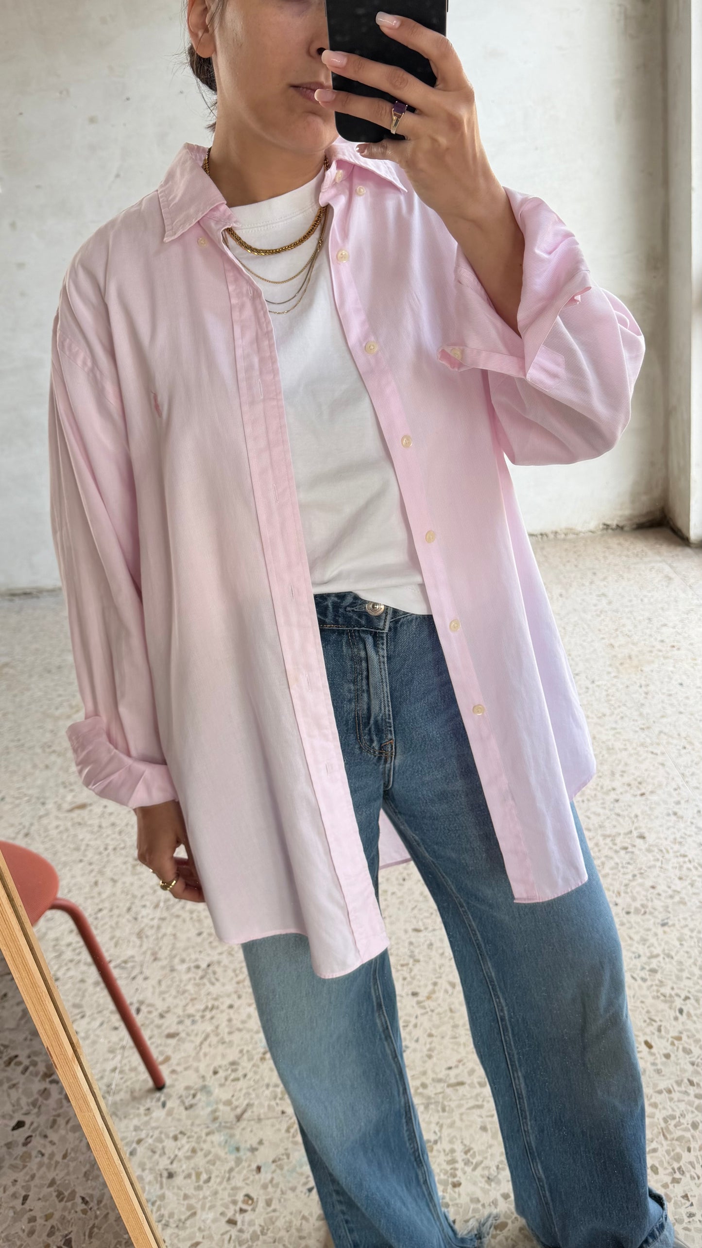 Ralph Lauren pink shirt