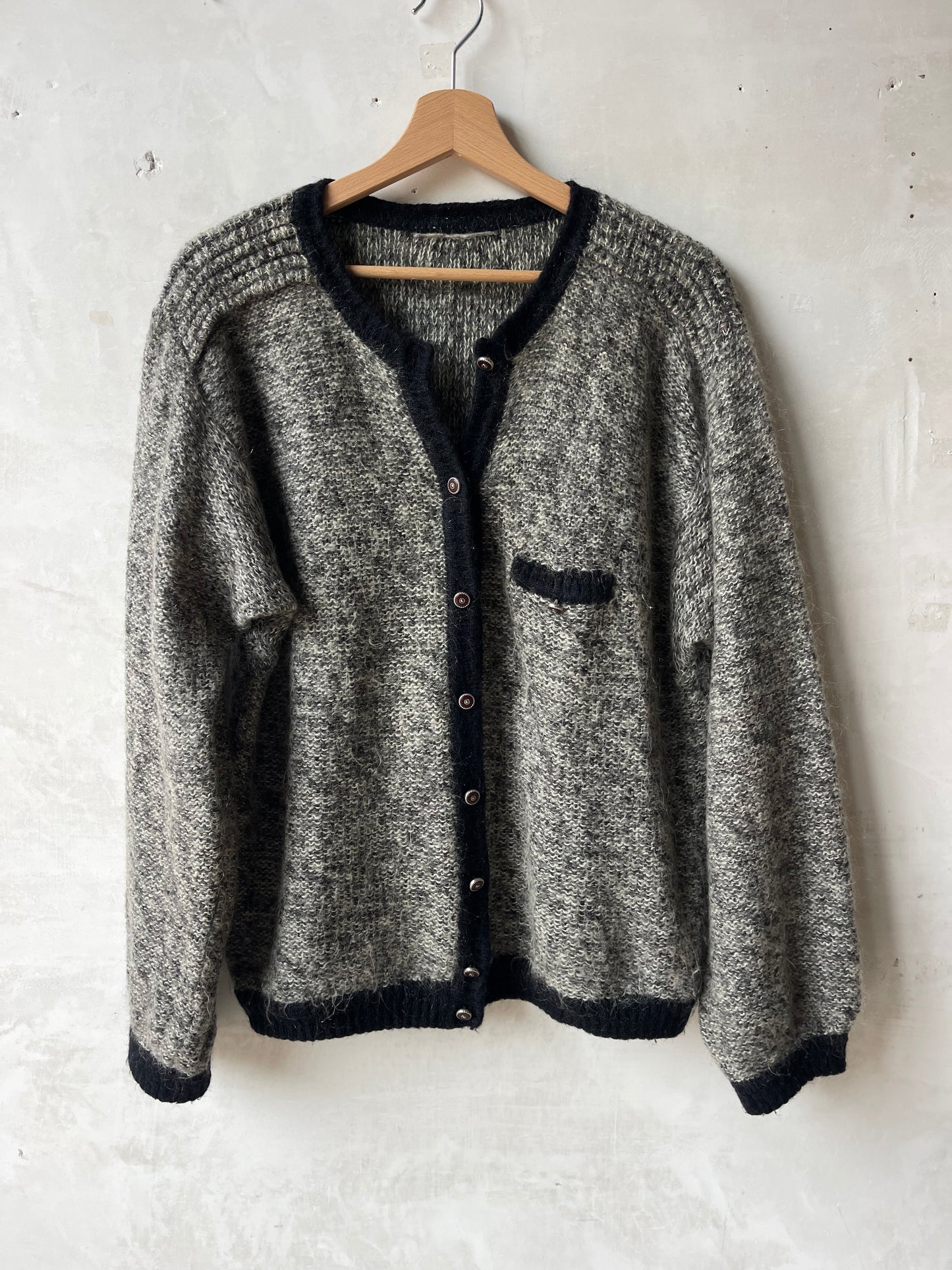 Kid mohair cardigan