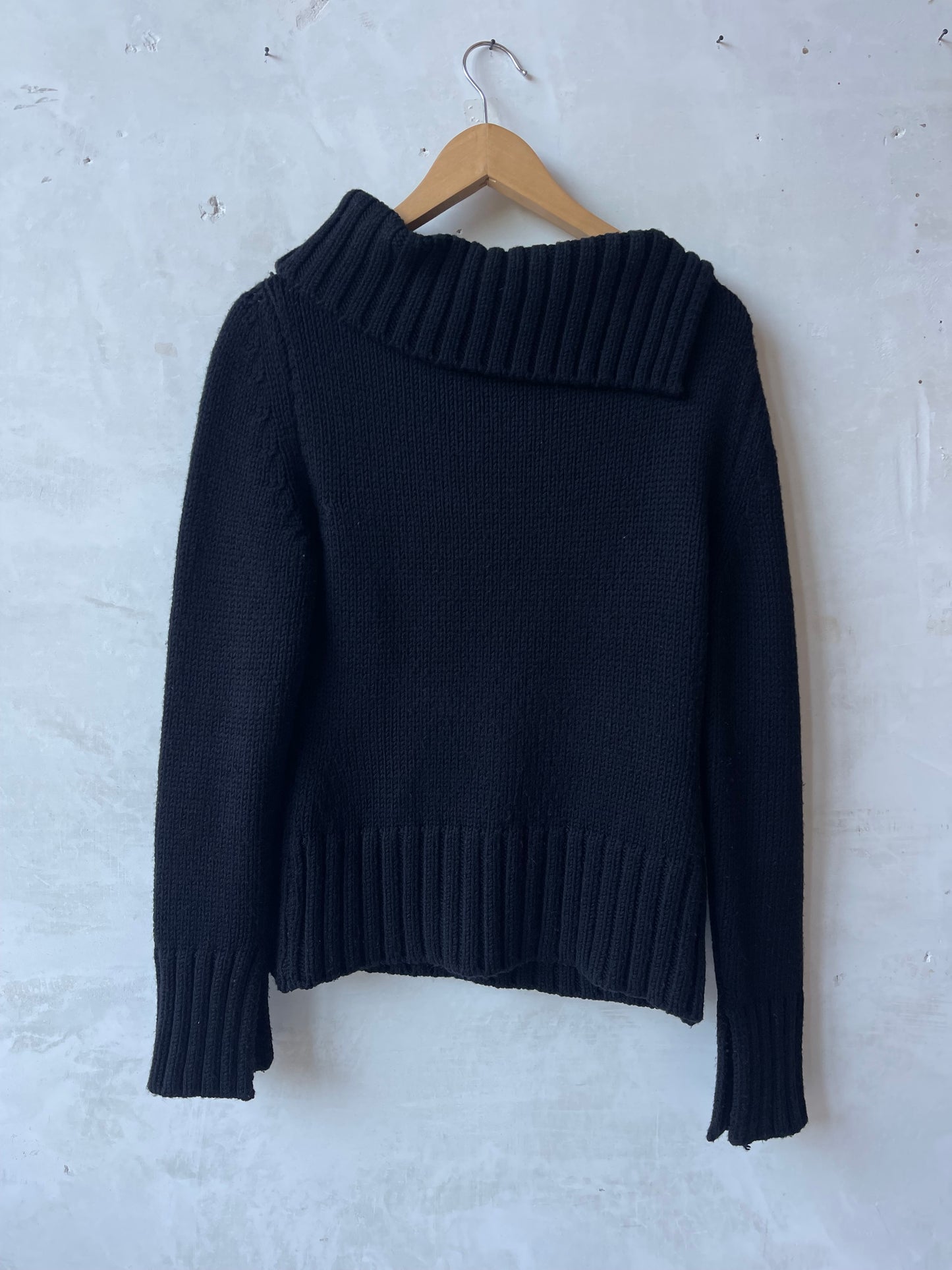 Black soft sweater