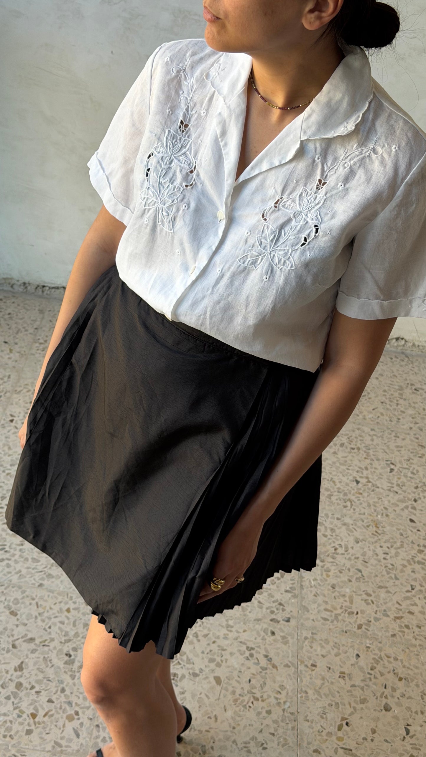 Plated skirt