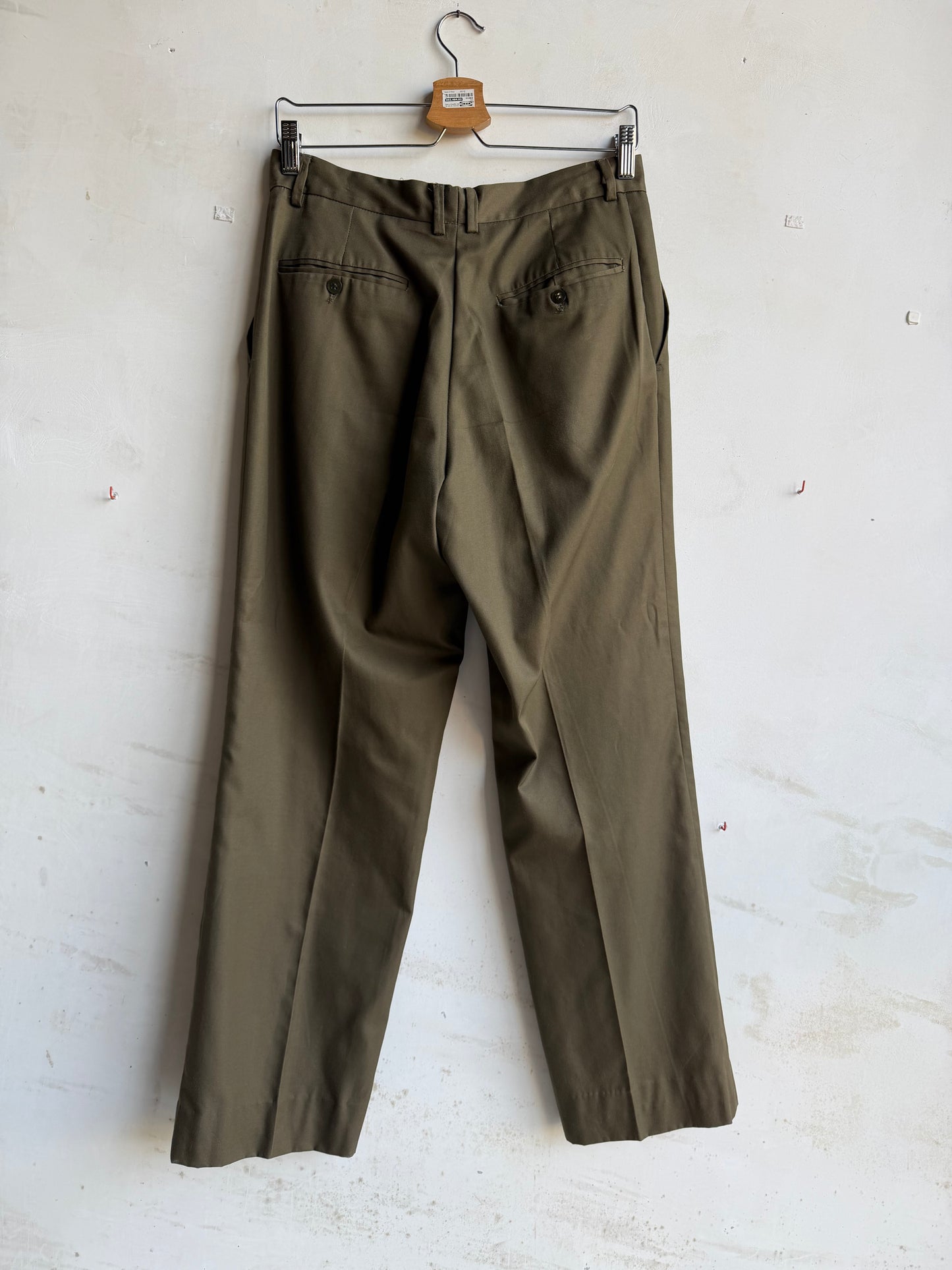 Green trousers