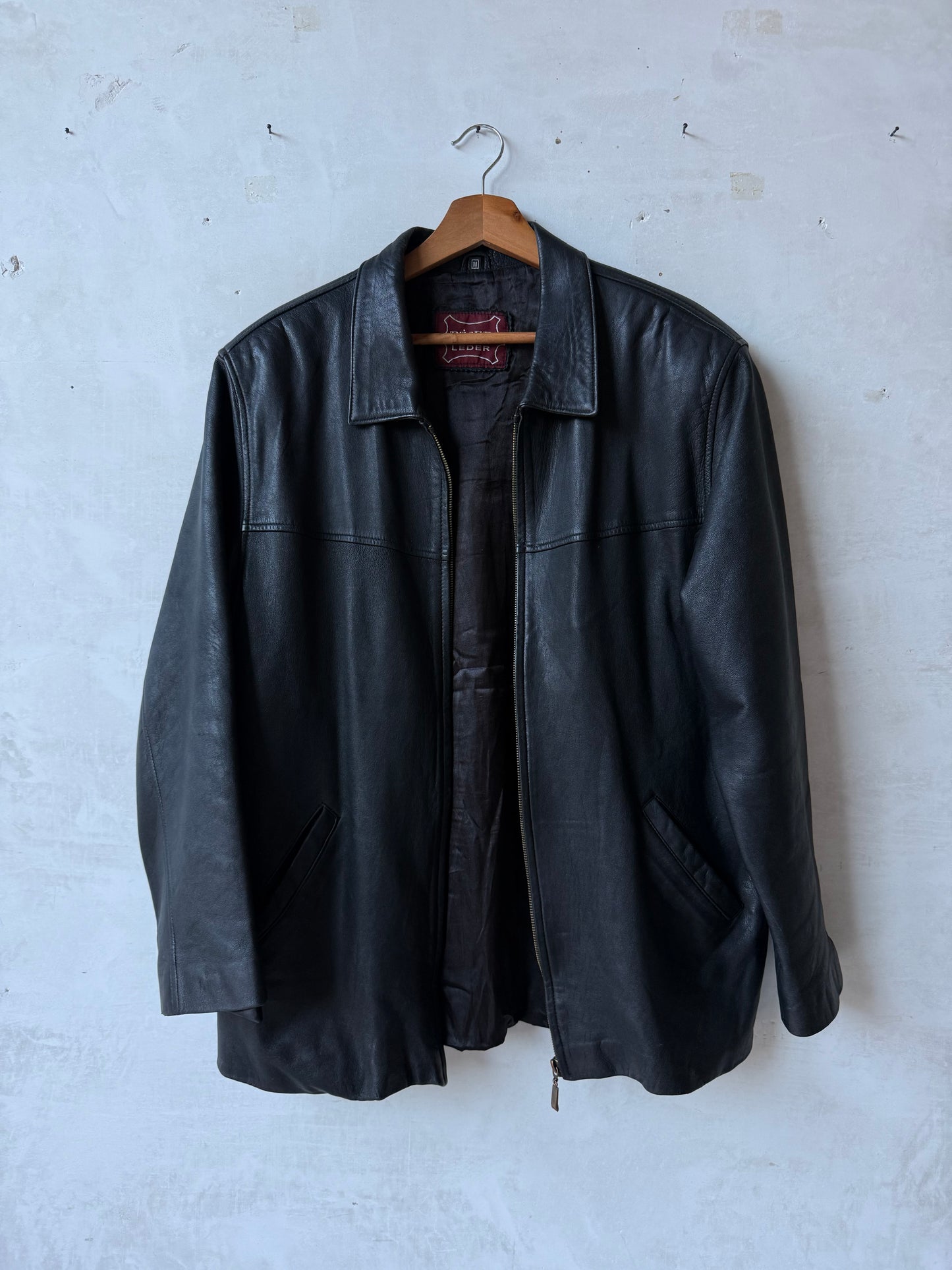 Leather jacket L