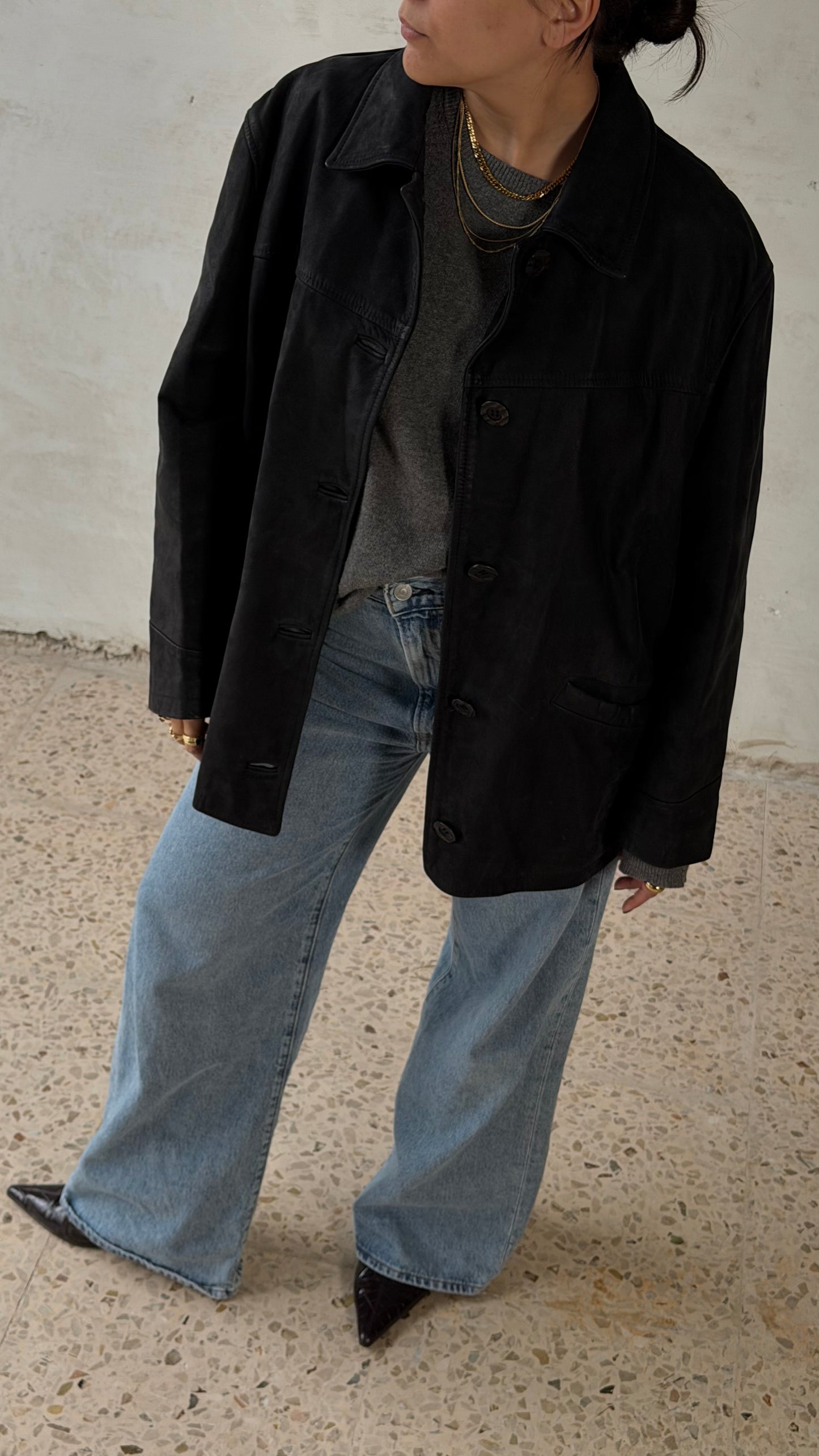 Perfect black leather