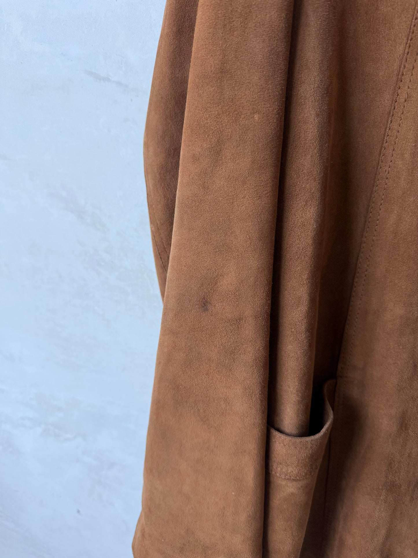 Suede blazer